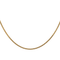 Collier Collier maille gourmette en or jaune 18 carats 58 Facettes 2569522CN