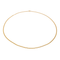 Collier Collier maille gourmette en or jaune 18 carats 58 Facettes 2569522CN