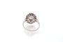 Bague 54 Bague Art déco vintage en platine et diamants 58 Facettes 25715-25766