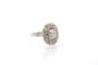 Bague 54 Bague Art déco vintage en platine et diamants 58 Facettes 25715-25766