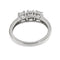 Bague 55 Bague trilogie en or blanc 18 kt et diamants 1,12 ct 58 Facettes 25737