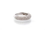 Bague 54 Bague jonc en or blanc 18k avec diamants 58 Facettes 26851