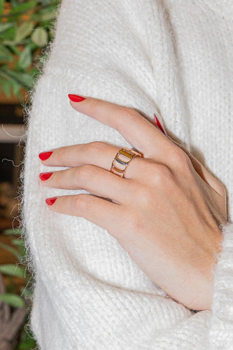 Bague 55 Damiani Bague  Or rose, Or blanc Diamant 58 Facettes 2582394CN