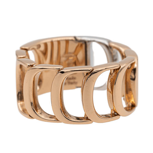 Bague 55 Damiani Bague  Or rose, Or blanc Diamant 58 Facettes 2582394CN