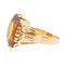 Bague 57 Bague cocktail en or jaune sertie d’une citrine 58 Facettes 2584629CN