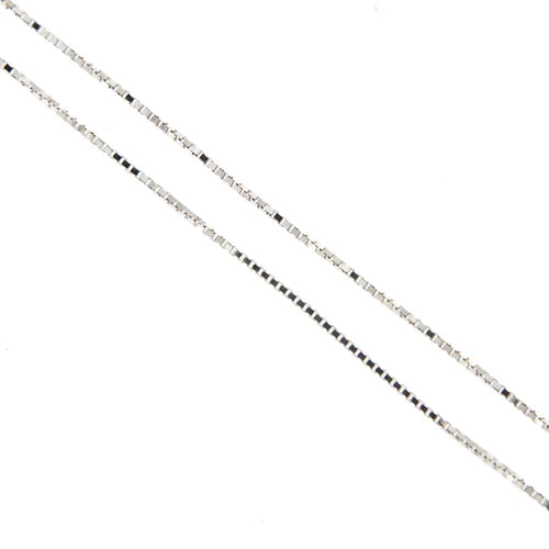 Collier Collier - Pendentif en or blanc 18 carats avec diamant 0,15 ct 58 Facettes 25854