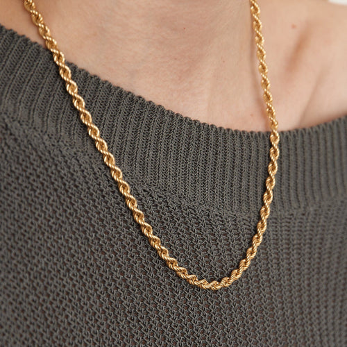 Collier Collier vintage maille torsadée 58 Facettes 2985