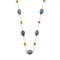 Collier Collier - Perles et quartz citrine en or blanc 18 ct 58 Facettes 25940