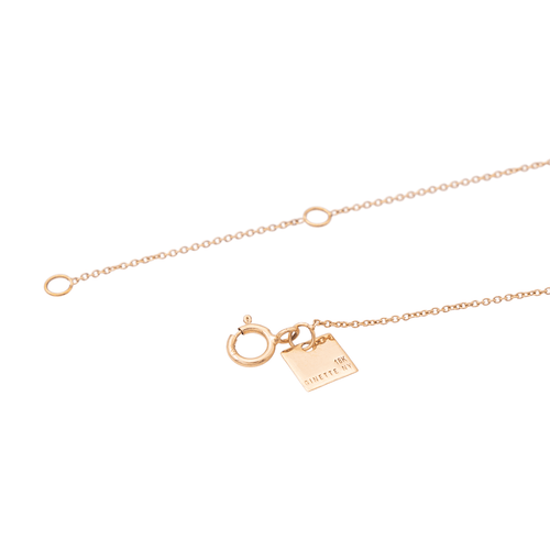 Collier Ginette NY Collier  Or rose 58 Facettes 2595548CN