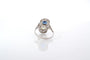 Bague 55 Bague Art déco en platine saphir et diamants 58 Facettes 25983
