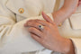 Bague 55 Bague Art déco en platine saphir et diamants 58 Facettes 25983