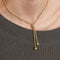 Collier Collier cravate en or jaune 58 Facettes 2942