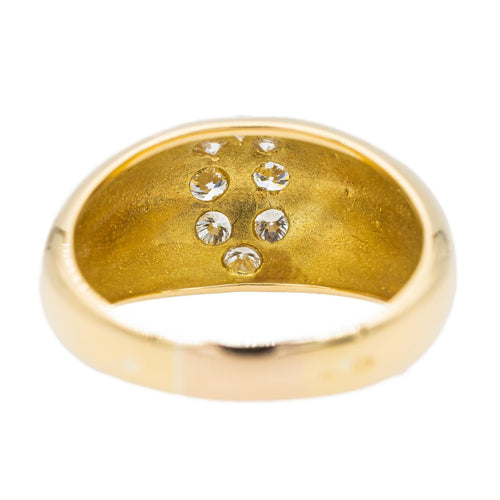 Bague 57 Bague Jonc Or jaune Diamant 58 Facettes 2601184CN