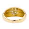 Bague 57 Bague jonc en or jaune 18 carats sertie de diamants 58 Facettes 2601184CN