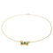 Collier Collier Papillon Or jaune Emeraude, Diamant 58 Facettes 2601193CN