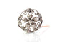 Broche Broche XIXe siècle en or et argent sertie de diamants 58 Facettes 26043