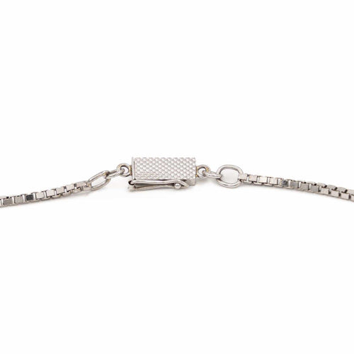 Collier Collier maille vénitienne en or blanc 18 carats 58 Facettes 2605601CN