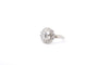 Bague 54 Bague de fiançailles - Bague en platine et diamants 58 Facettes 26076-26147