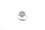 Bague 54 Bague de fiançailles - Bague en platine et diamants 58 Facettes 26076-26147