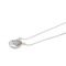 Collier Collier motif rond en or blanc 18 carats et diamants 58 Facettes 2609066CN