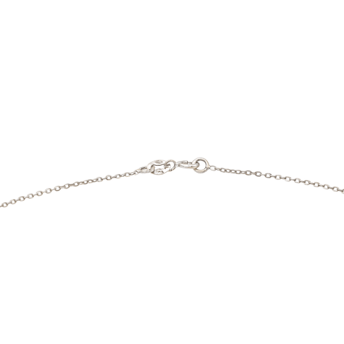 Collier Collier motif rond en or blanc 18 carats et diamants 58 Facettes 2609066CN