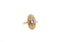 Bague 56 Bague vintage saphir et diamants en or jaune 18k 58 Facettes 26118