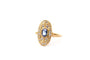 Bague 56 Bague vintage saphir et diamants en or jaune 18k 58 Facettes 26118