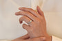 Bague 50 Solitaire - Bague en or blanc 18k et diamants 58 Facettes 26222