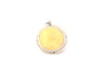 Pendentif Pendentif médaille ancienne en platine, perles fines et diamant 58 Facettes 26248