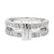 Bague 54 Bague Or blanc Diamant 58 Facettes 2624870CN