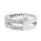Bague 54 Bague en or blanc 18 carats pavée de diamants 58 Facettes 2624870CN