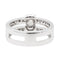 Bague 54 Bague Or blanc Diamant 58 Facettes 2624870CN
