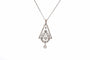 Collier Collier pendentif Art déco en diamants 58 Facettes 26251