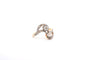 Bague 57 Bague Toi et Moi vintage en or jaune, platine et diamants 58 Facettes 26269