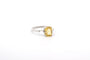 Bague 50 Bague saphir jaune 2,02 ct et diamants en platine 58 Facettes 26279b-26303