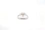Bague 53 Bague cœur en platine avec diamants 58 Facettes 26295-25050