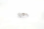 Bague 53 Bague cœur en platine avec diamants 58 Facettes 26295-25050