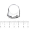 Bague 56 Bague vague en or blanc 18 carats et diamants 58 Facettes 26314