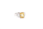 Bague 54 Bague saphir jaune 5,18 ct et diamants en platine 58 Facettes 26304-26316