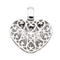 Pendentif Pendentif Coeur Or blanc Diamant 58 Facettes 2635144CN