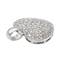 Pendentif Pendentif cœur en or blanc 18 carats et diamants 58 Facettes 2635144CN