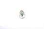 Bague 49 Bague vintage émeraude et diamants en or blanc 18k 58 Facettes 26383
