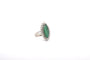 Bague 49 Bague vintage émeraude et diamants en or blanc 18k 58 Facettes 26383
