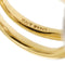 Bague 57 Double bague en or jaune et or blanc 18 ct avec diamants 58 Facettes 26410