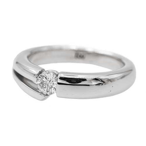 Bague 56 Bague Solitaire Or blanc Diamant 58 Facettes 2642318CN