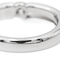 Bague 56 Bague solitaire asymétrique en or blanc 18 carats avec diamant 58 Facettes 2642318CN