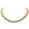 Collier Collier Ras de cou Or jaune, Or blanc Diamant 58 Facettes 2643302CN