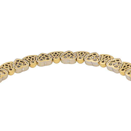Collier Collier Ras de cou Or jaune, Or blanc Diamant 58 Facettes 2643302CN