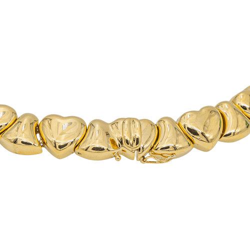 Collier Collier Ras de cou Or jaune, Or blanc Diamant 58 Facettes 2643302CN