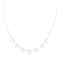 Collier Ginette NY Collier Tiny Seven Circles Or rose 58 Facettes 2646753CN